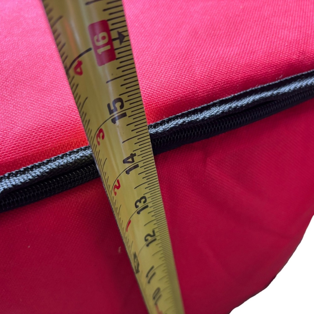 XXL Insulated Food Delivery Bag Red Thermal Catering Carrier Food Delivery - Picture 9 of 11
